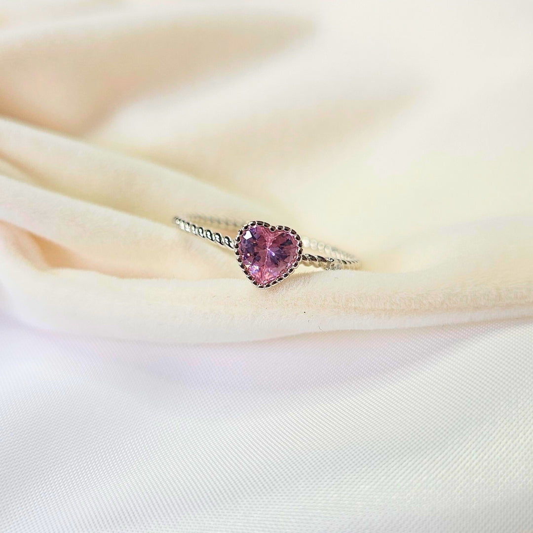 Valoré Pink Love Zircon Ring