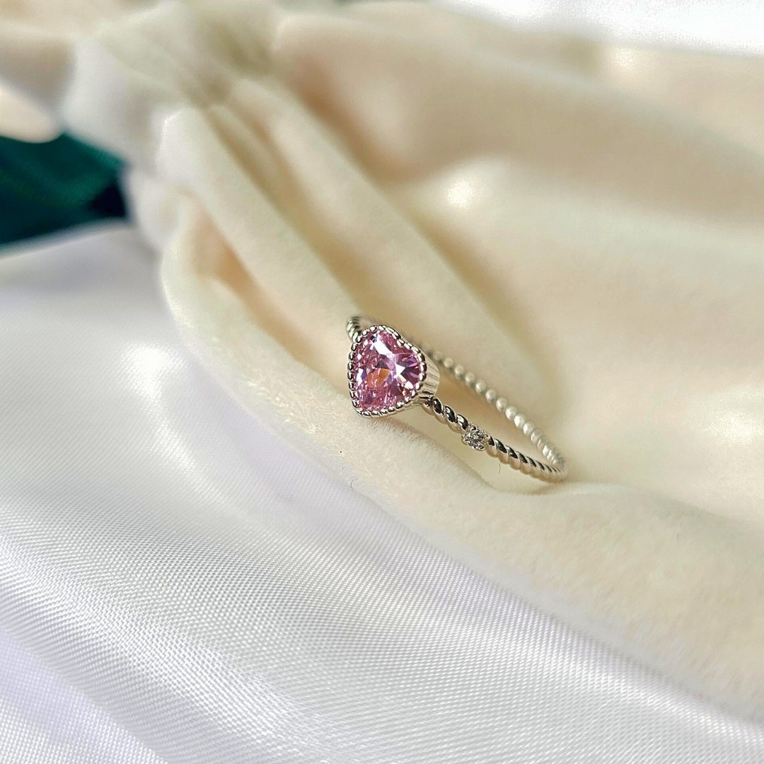 Valoré Pink Love Zircon Ring