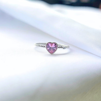 Valoré Pink Love Zircon Ring