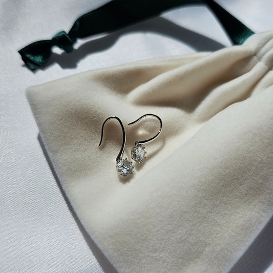 Valoré Versatile Silver Ball Hook Earrings