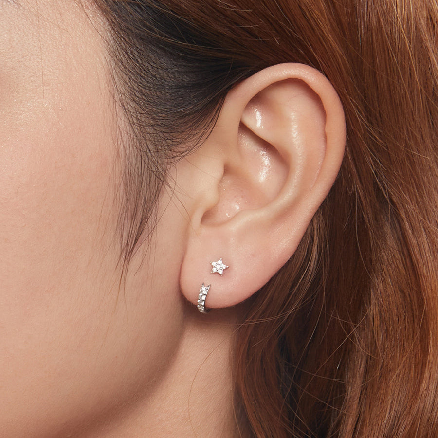 Valoré Meteor Star Stud Earrings