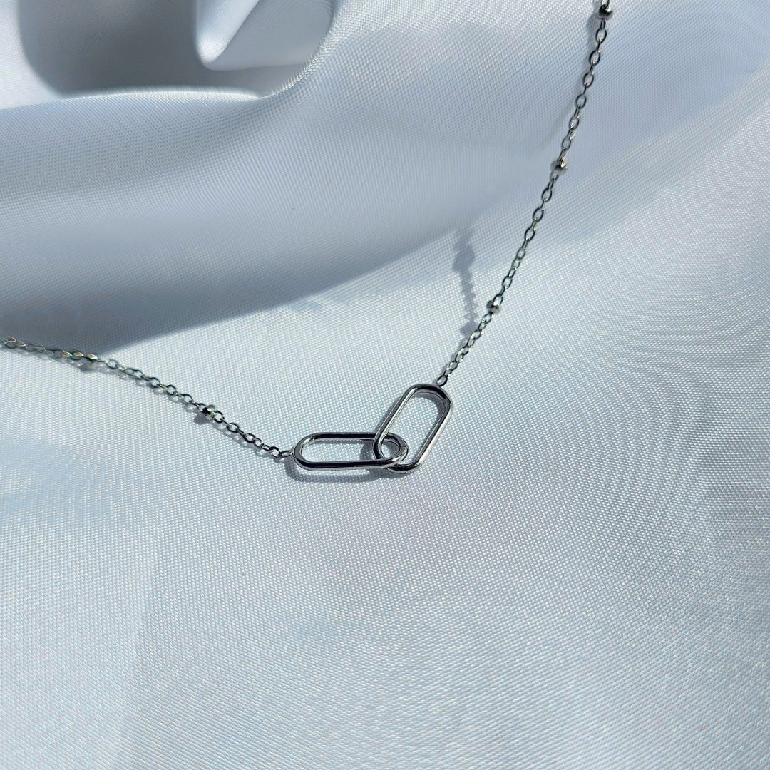 Valoré Infinity Paperclip Necklace