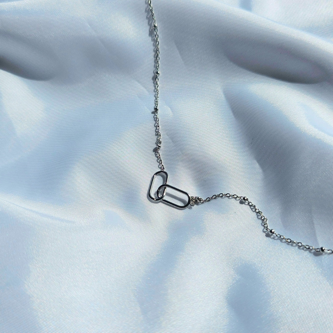 Valoré Infinity Paperclip Necklace