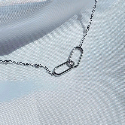 Valoré Infinity Paperclip Necklace