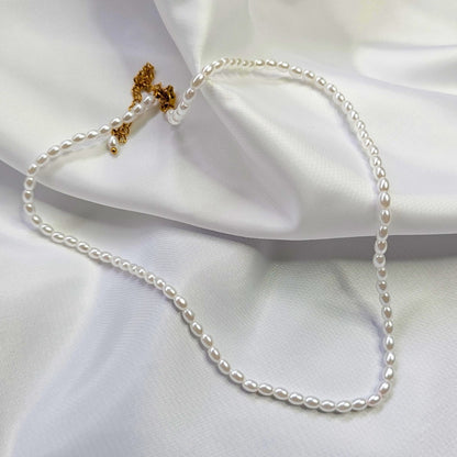 Valoré White Imitation Collarbone Pearl Necklace