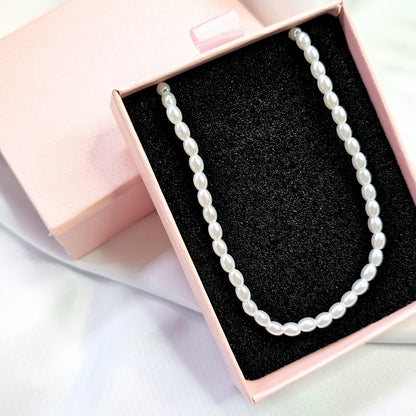 Valoré White Imitation Collarbone Pearl Necklace