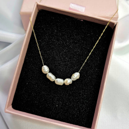 Valoré 5 Freshwater Pearl Choker Necklace