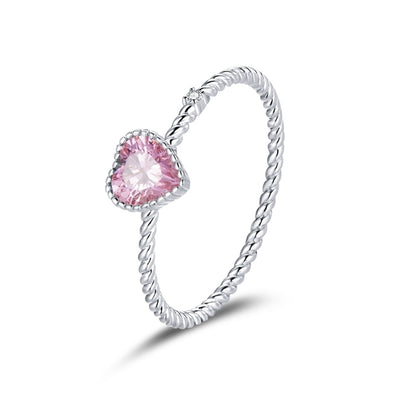 Valoré Pink Love Zircon Ring