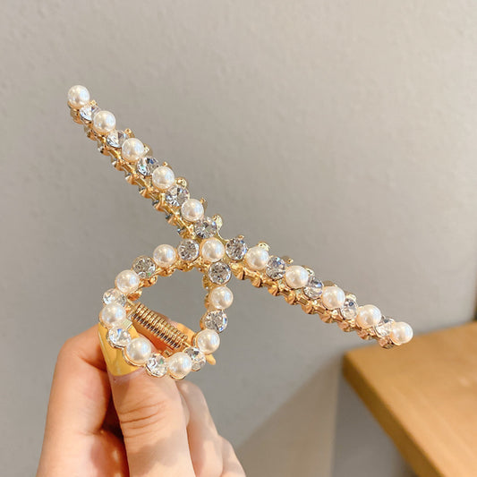 Valoré Gold Pearl Hair Clips