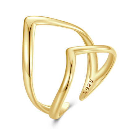 Valoré V-Shaped Adjustable Ring