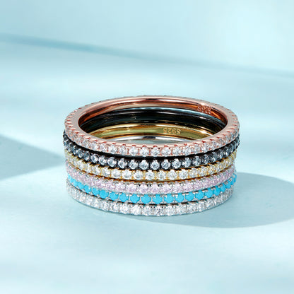 Valoré CZ Eternity Stackable Ring