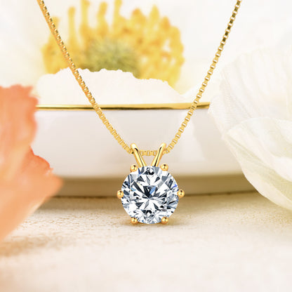 Valoré 18K Luxury Moissanite Pendant Necklace