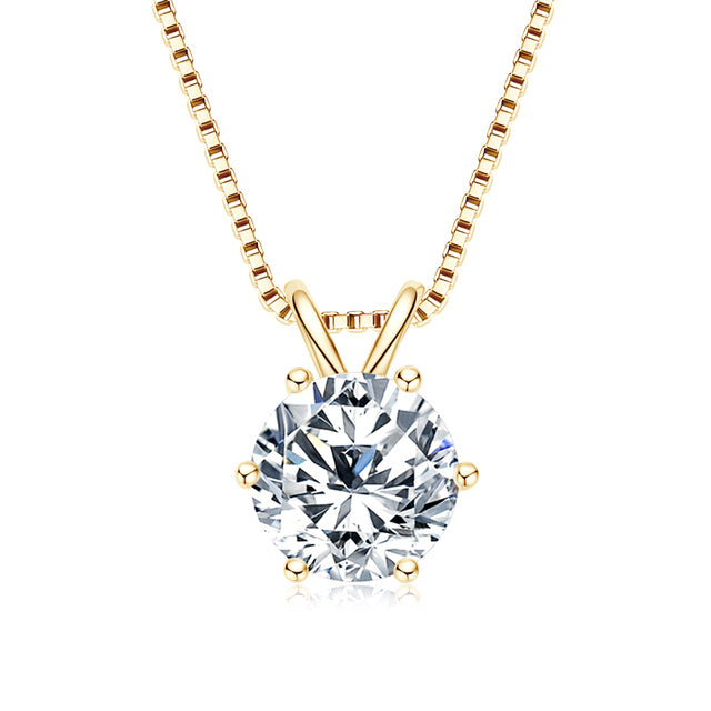 Valoré 18K Luxury Moissanite Pendant Necklace